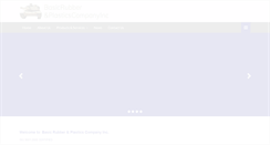 Desktop Screenshot of basicrubber.com